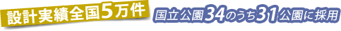 設計実績全国5万件