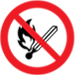火気厳禁 No open flame