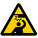 天井に注意 Caution,overhead