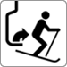 スキーヤーは降りる Skiers have to get off