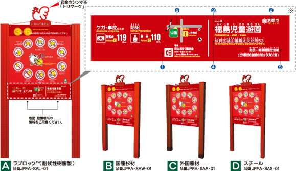 2本脚4タイプ・1サイズ