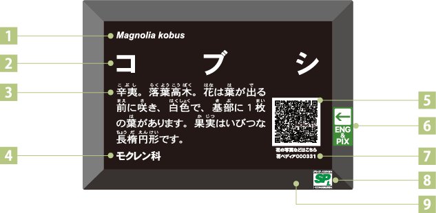 Aboc アボック社 植物名ラベル 樹名板 のパイオニアメーカー